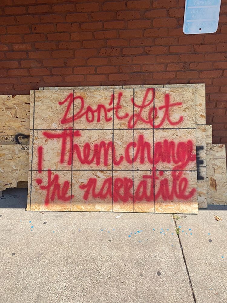 In Minneapolis, plywood boards become protest art worth preserving