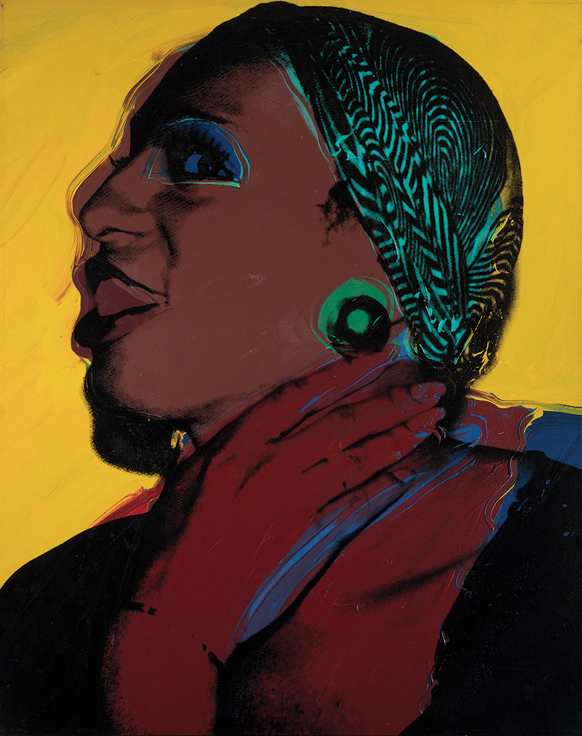 Warhol’s Ladies and Gentlemen (Wilhelmina Ross) (1975) © 2020 The Andy Warhol Foundation for the Visual Arts, Inc/Licensed by DACS, London