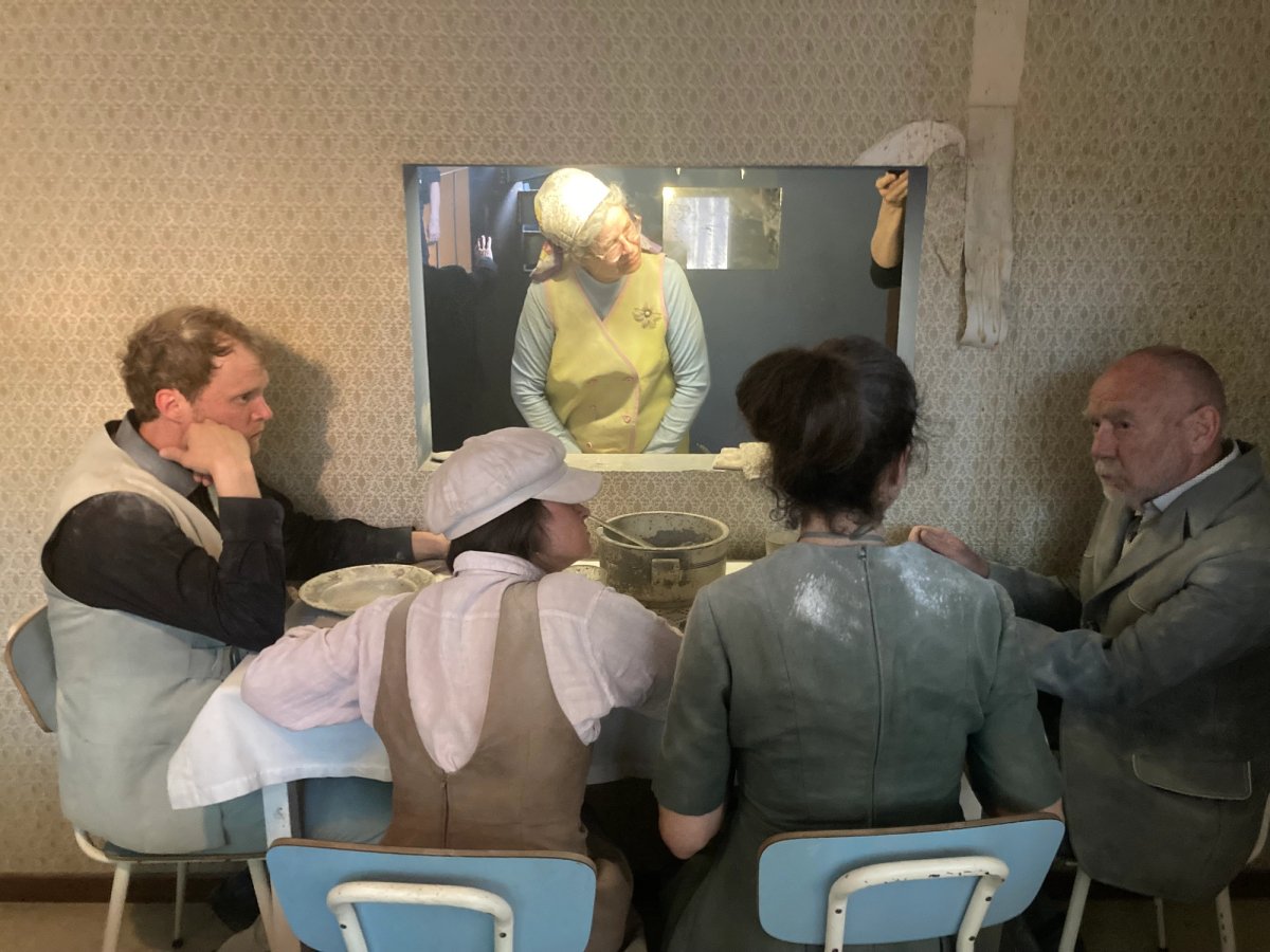 Yael Bartana and Ersan Mondtag's Thresholds in the German pavilion © The Art Newspaper