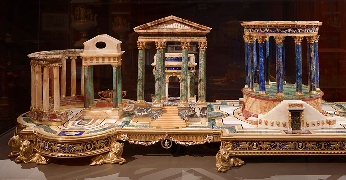 Detail of Luigi Valadier's Deser for Jacques-Laure Le Tonnelier, Bailli de Breteuil (around 1778) Photo: Michael Bodycomb; courtesy of the Frick Collection