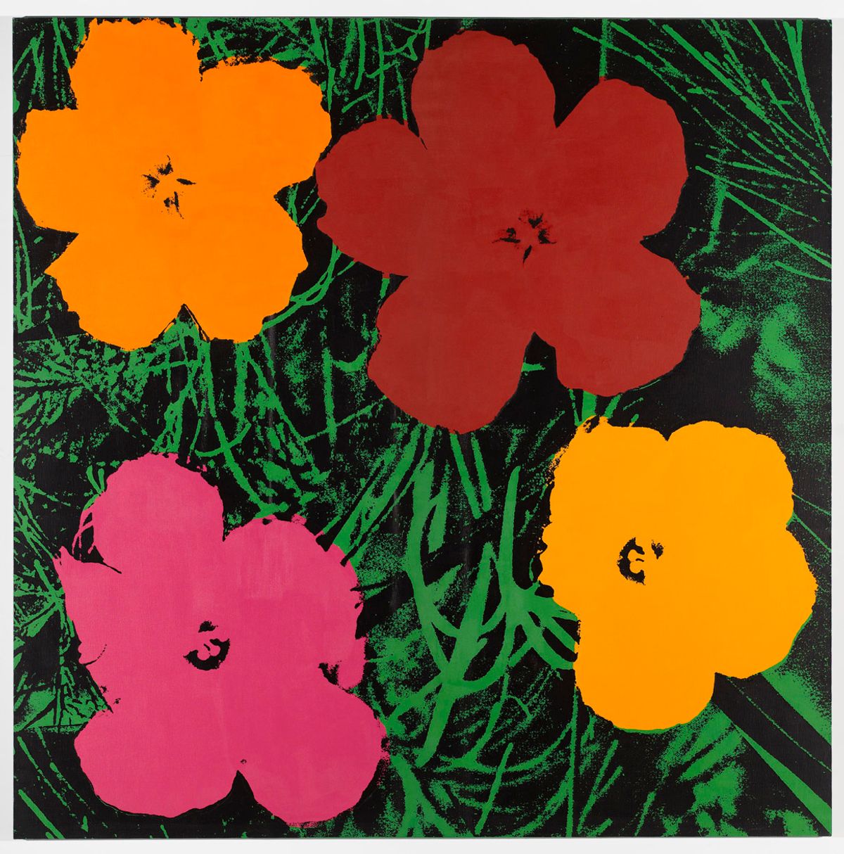 Sturtevant, Warhol Flowers, 1990 Collection Thaddaeus Ropac, London, Paris, Salzburg