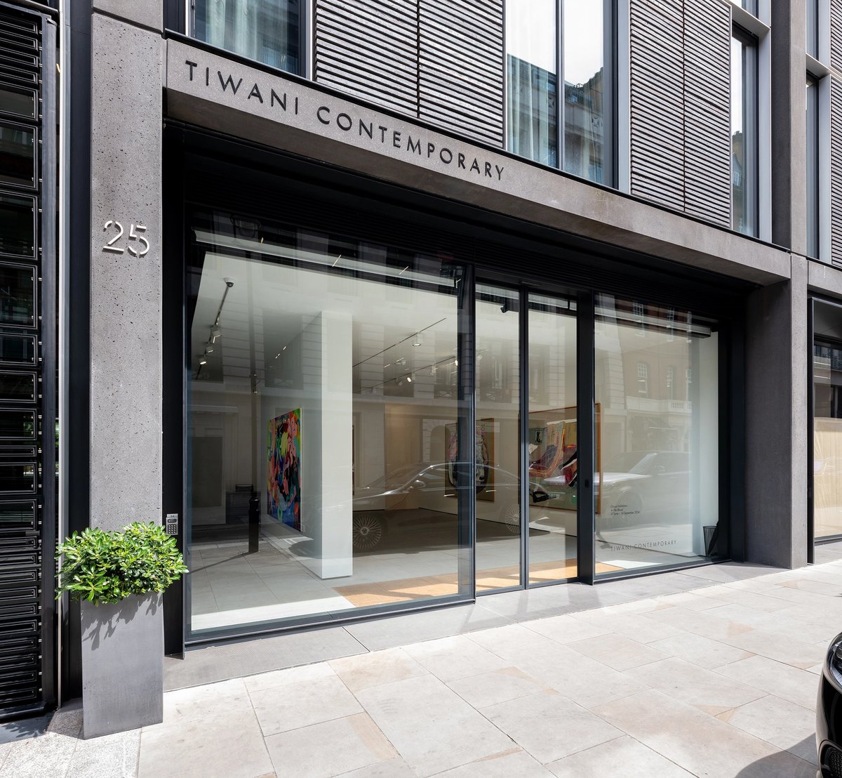 Tiwani Contemporary's London space on Cork Street
Courtesy of Tiwani Contemporary