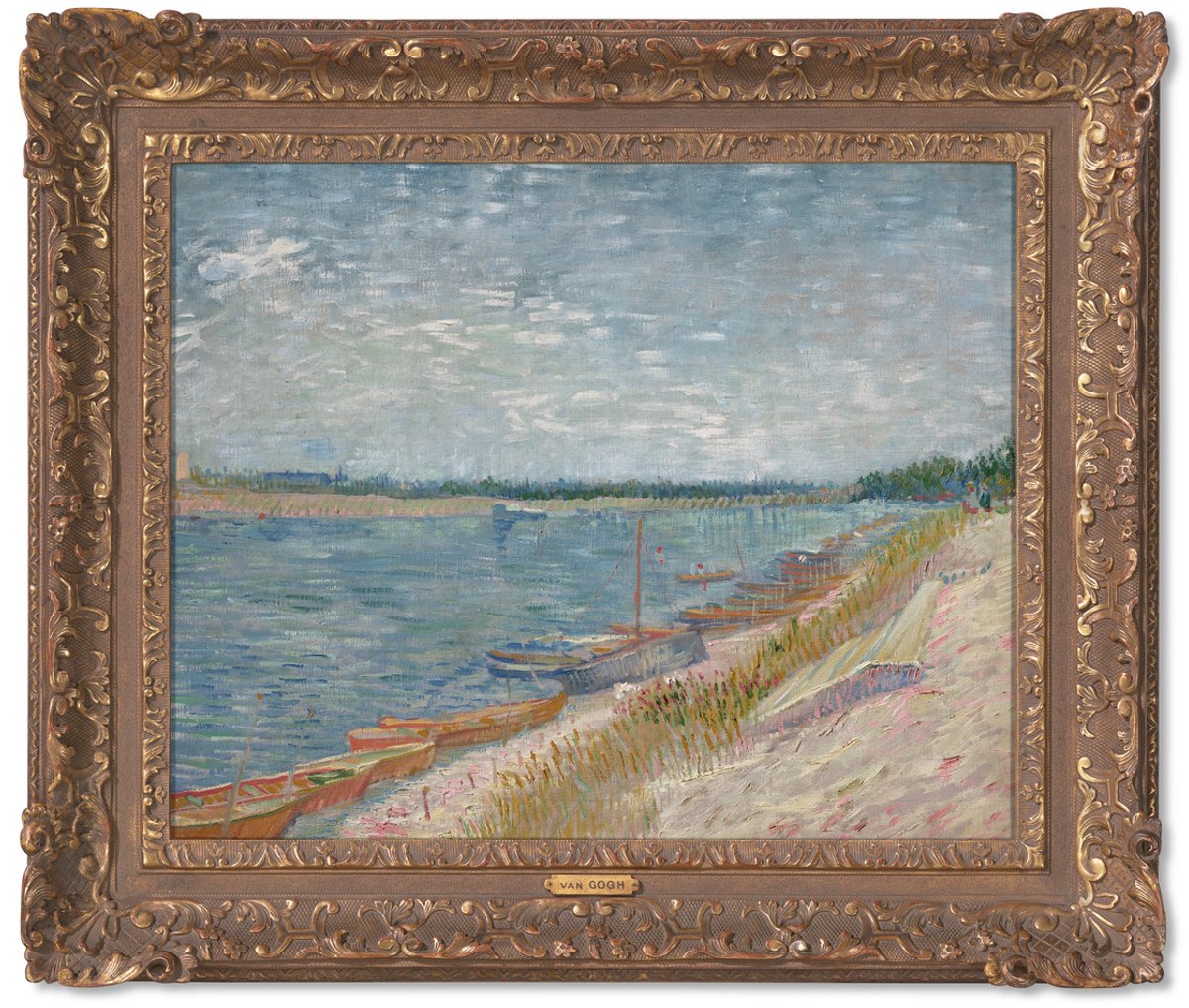 Van Gogh’s Moored Boats (Les canots amarrés) (July 1887)
Christie’s Images Ltd 2024
