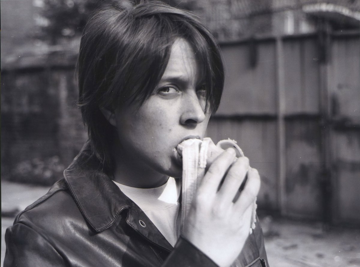 Sarah Lucas, Eating a Banana (1990) © Sarah Lucas. Courtesy Sadie Coles HQ, London