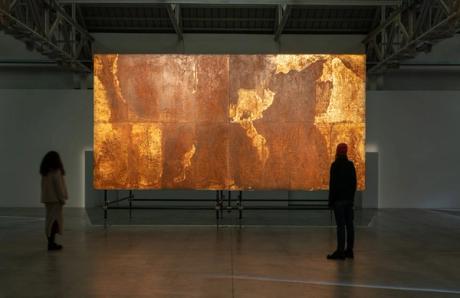  Gian Maria Tosatti tells us why he used gold, rust and charcoal for his new works unveiled in Milan 