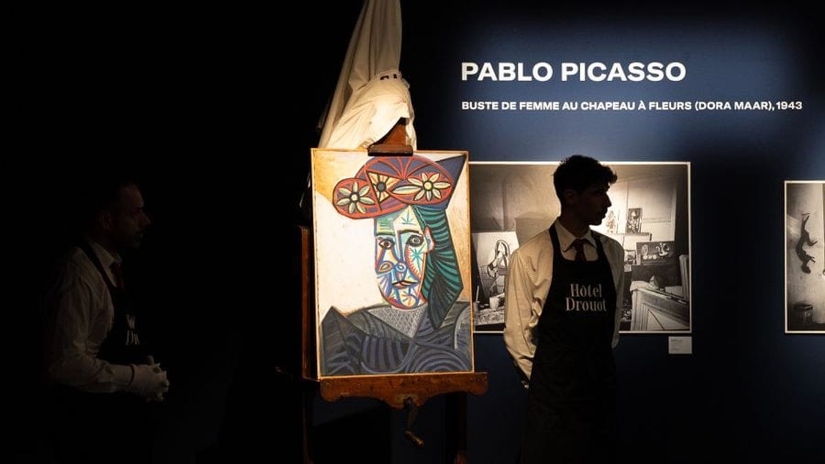 Buste de femme au chapeau à fleurs (Dora Maar) has been in a private collection since 1944
Drouot