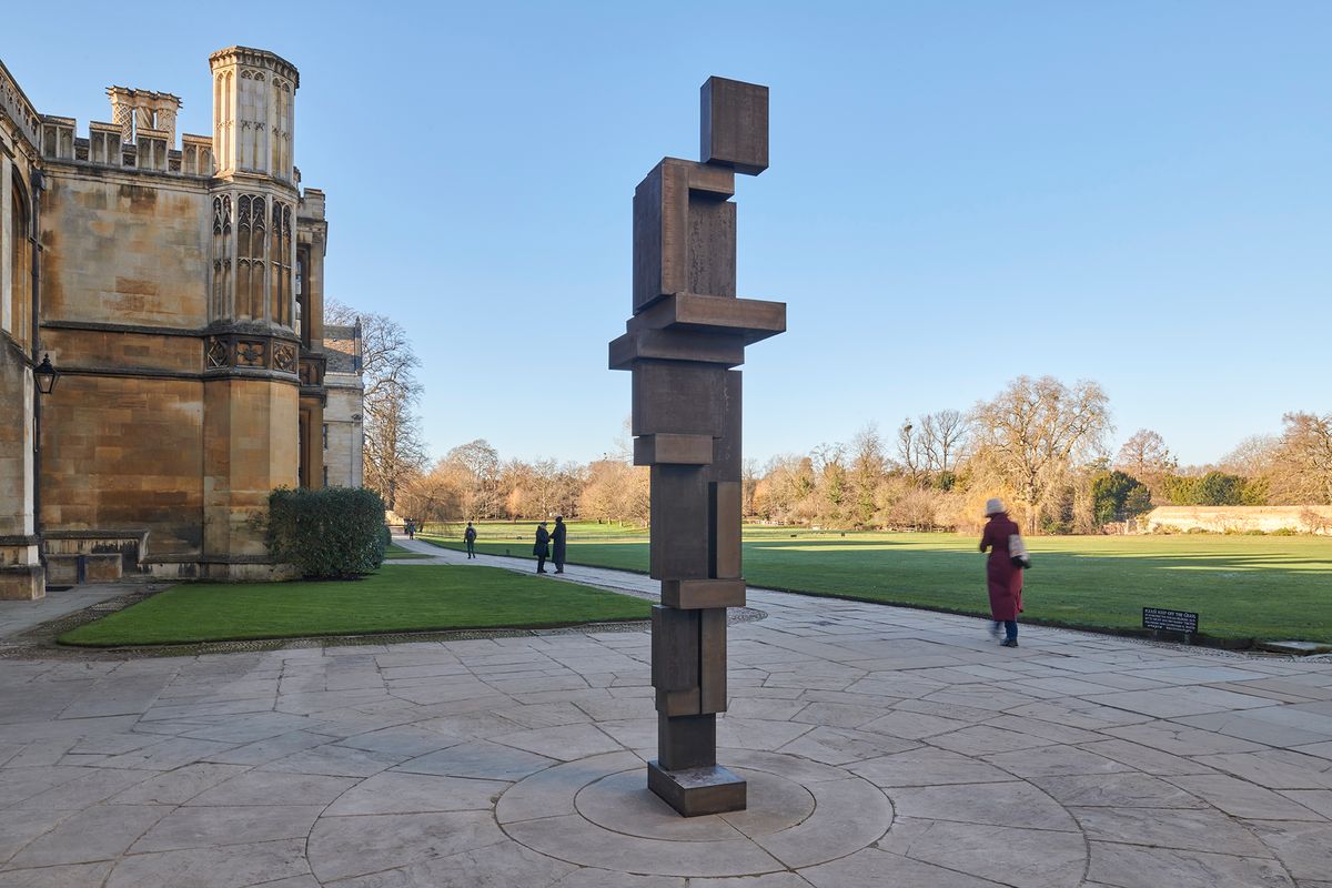 Antony Gormley's True, for Alan Turing (2024), King’s College Cambridge

Photograph by Jo Underhill © the artist