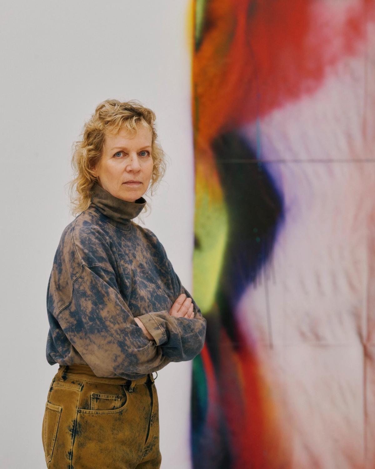 Katharina Grosse Photo: Franz Grünewald