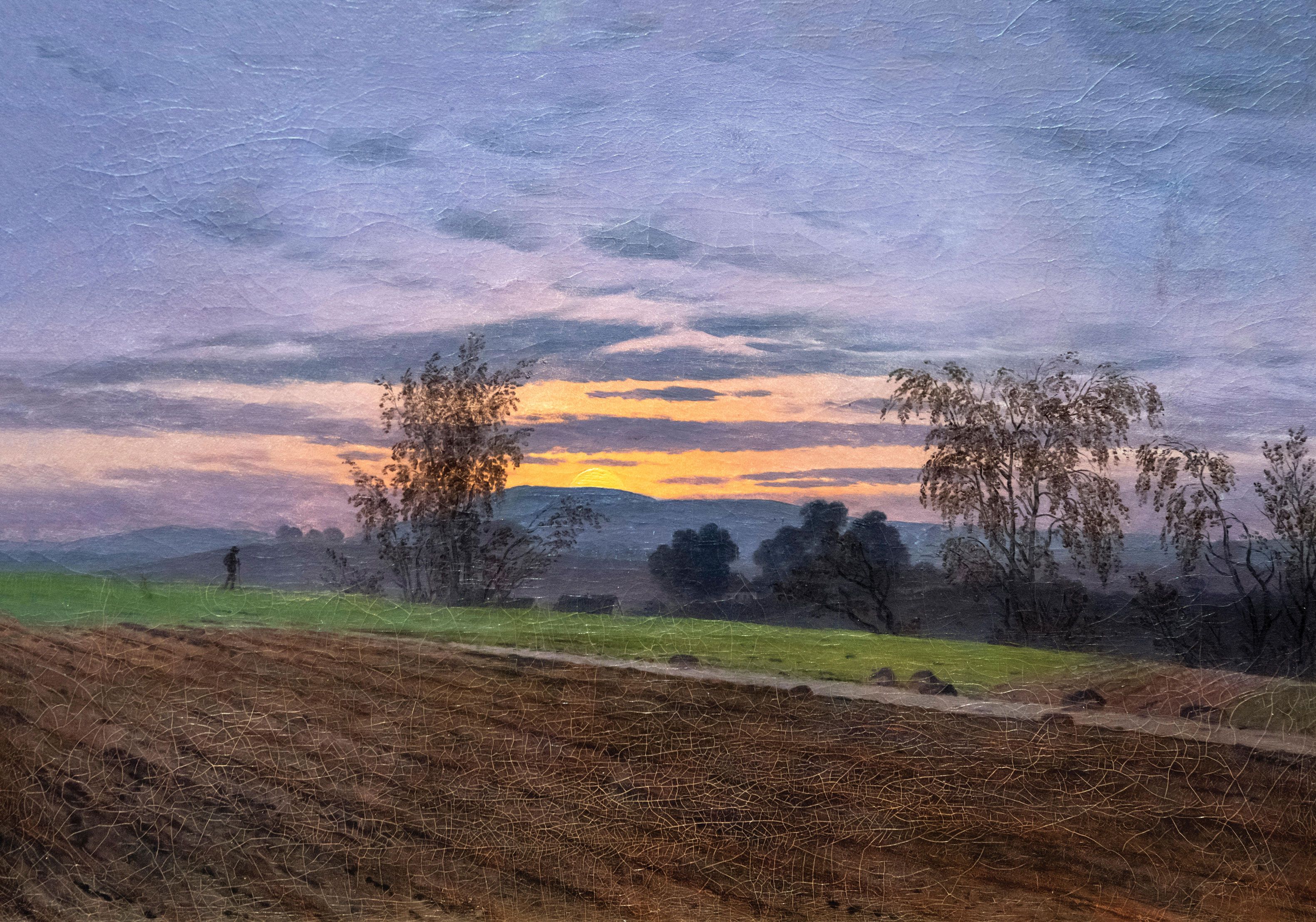 Caspar David Friedrich アートブック Amazon.com: buyartforless Framed Wanderer Above The Sea of