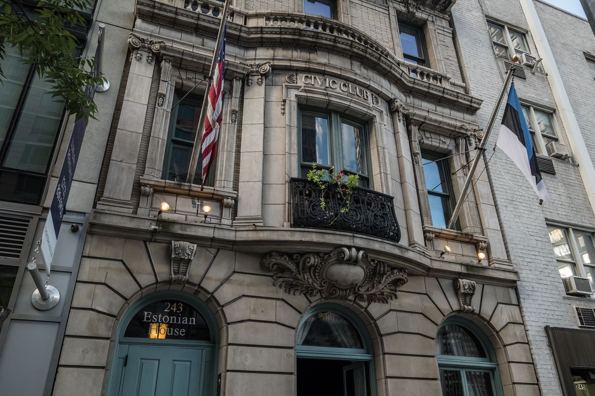 The façade of Estonian House on 34th Street in Manhattan, which will host the new satellite art fair Esther Courtesy Esther