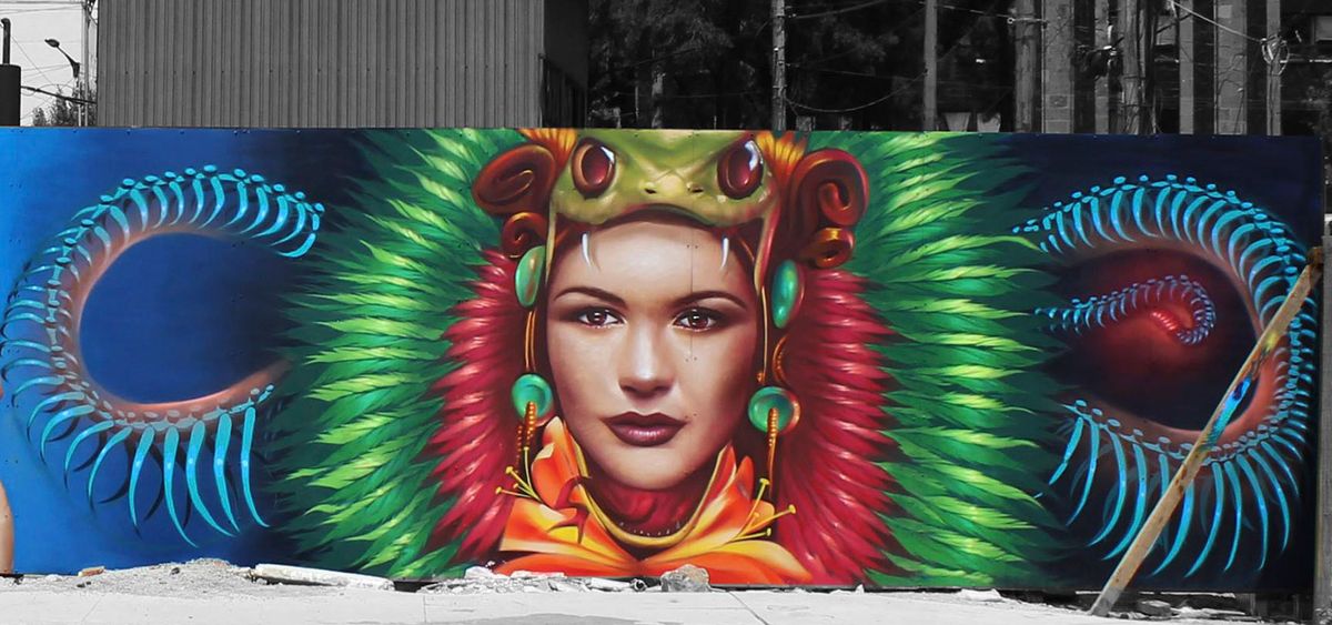 Murals painted by members of Mixer Crew in Mexico City Courtesy of the artists