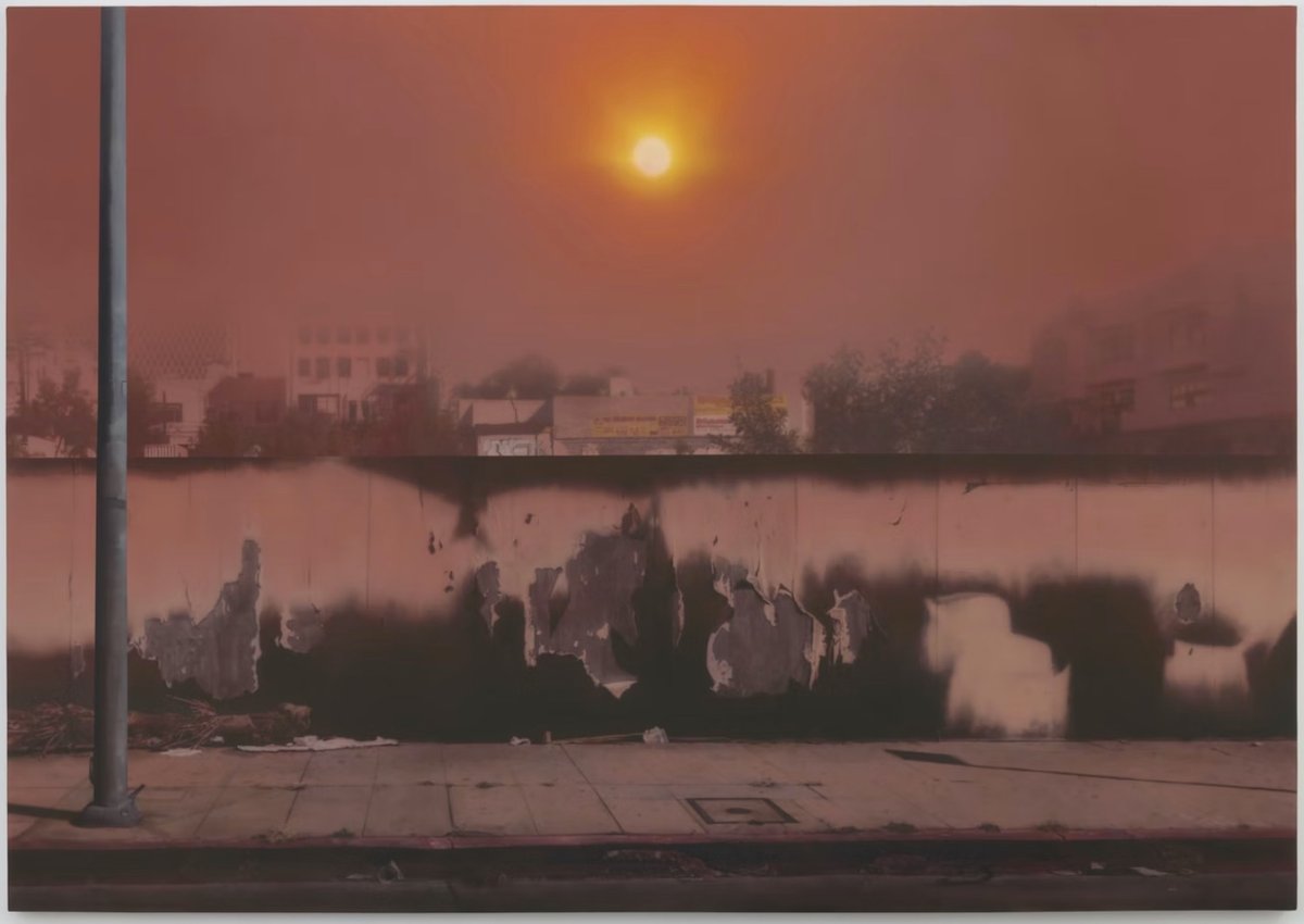 Sayre Gomez, Fire Season 6, 2021 Photo: Robert Wedemeyer. Courtesy of the artist and Xavier Hufkens