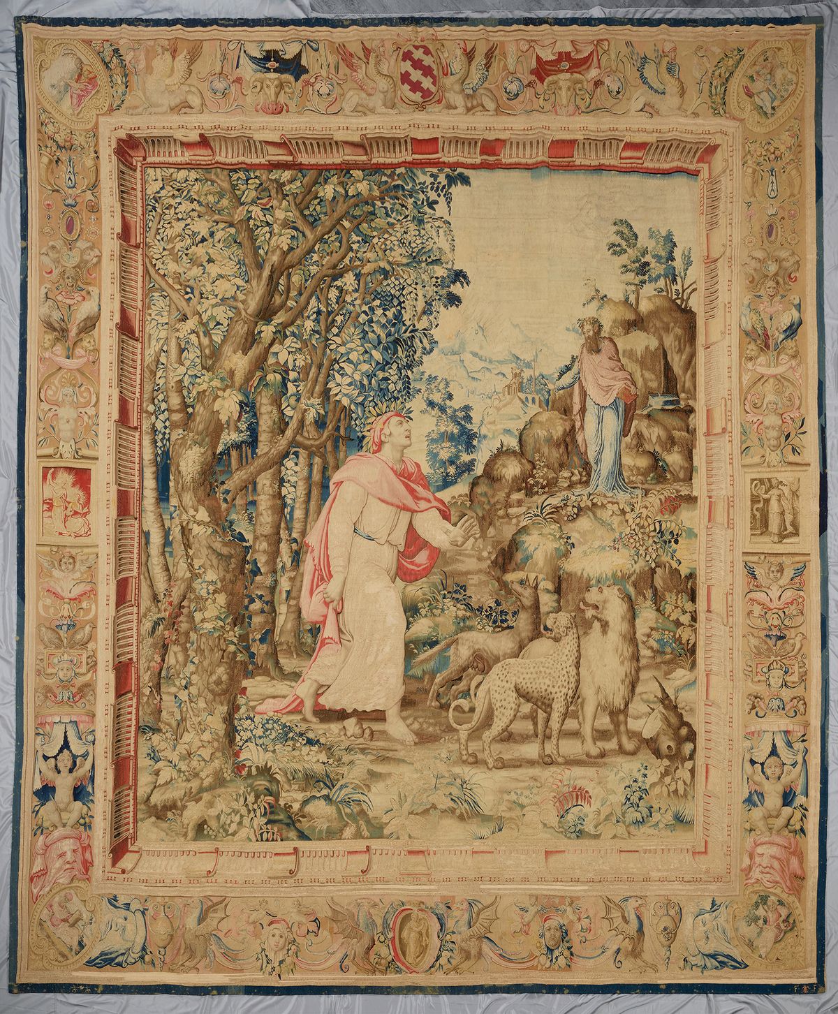 The Meeting of Dante and Virgil was one of the first productions of Renaissance Florence’s tapestry workshop, and will go on show at Minneapolis Institute of Art this summer for the first time in decades

Photo by Dan Dennehy, courtesy of MIA


