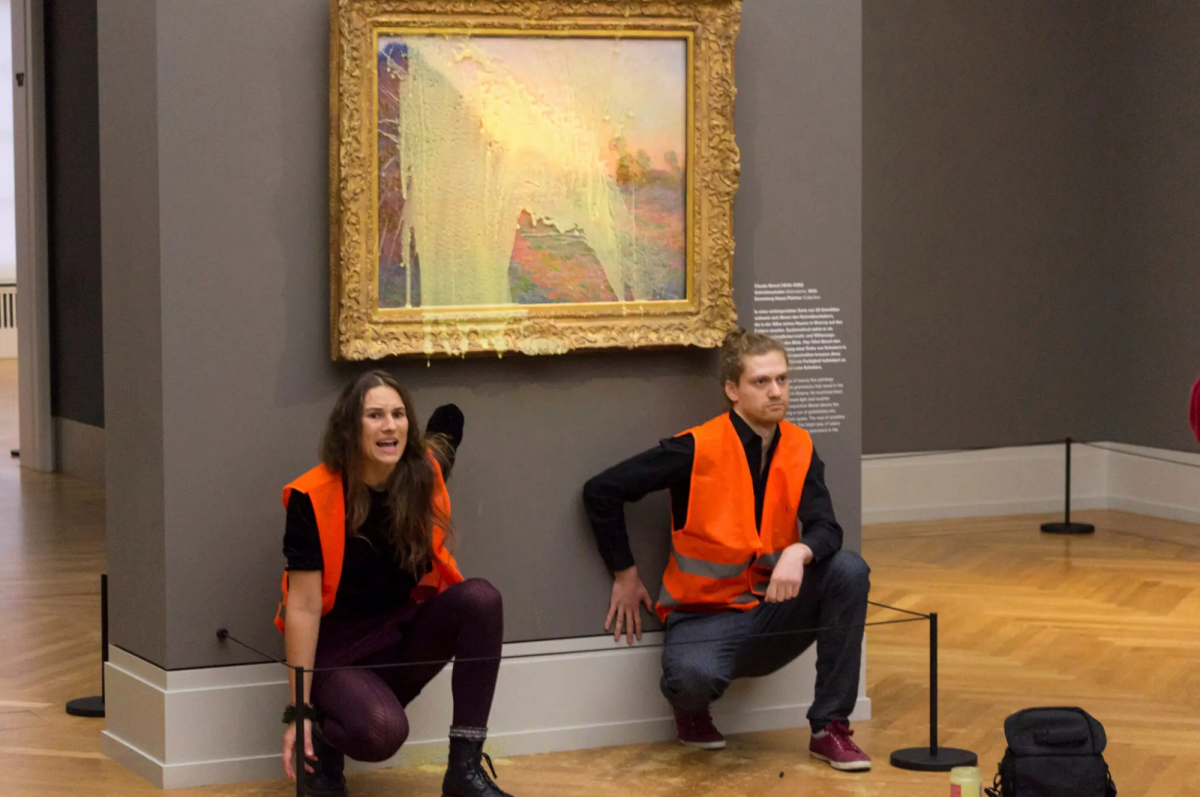 Activists from the group Letzte Generation. Courtesy of Letzte Generation