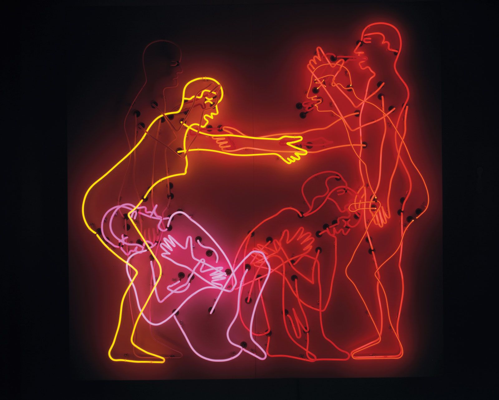 Bruce Nauman’s Sex and Death by Murder and Suicide (1985) Bruce Nauman/ProLitteris, Zurich, 2017; Tom Bisig, Basel