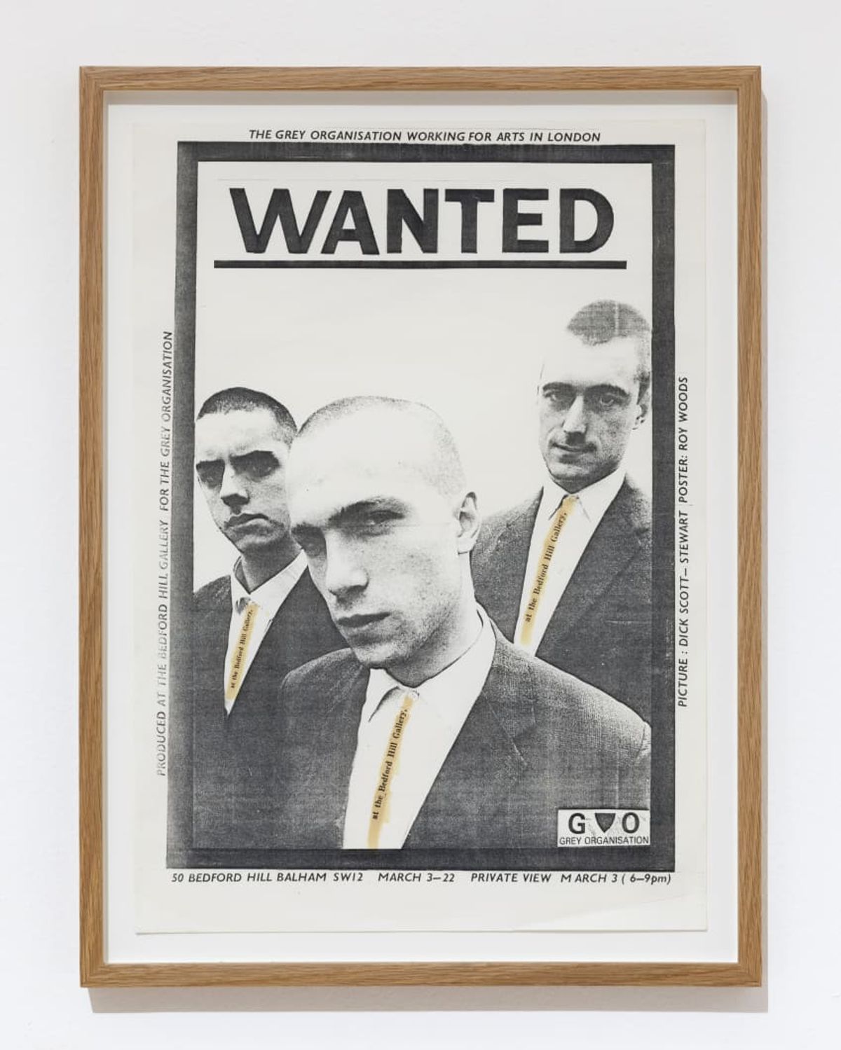 Grey Organisation, Beford Hill Gallery, (1985). Courtesy of Mayor Gallery