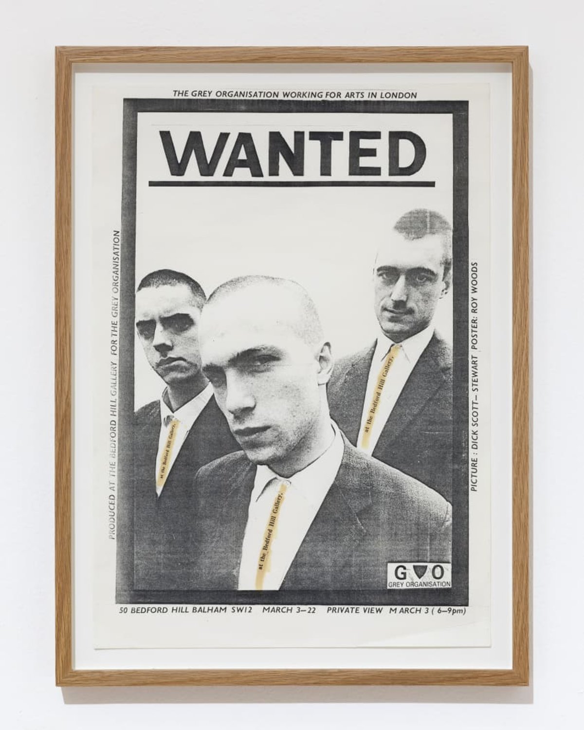 Grey Organisation, Beford Hill Gallery, (1985). Courtesy of Mayor Gallery