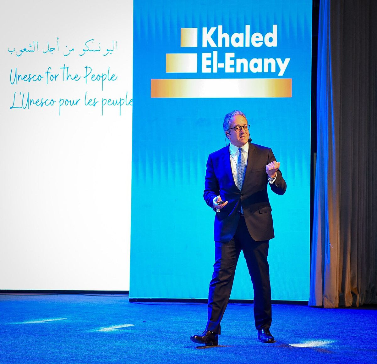 If elected, El-Enany will replace Audrey Azoulay who has been in post since 2017 

Reem Akef