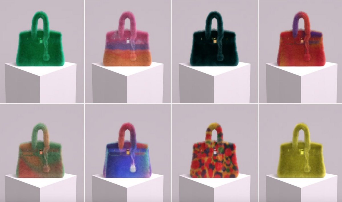 Images of Mason Rothschild's "MetaBirkins" NFTs Court documents