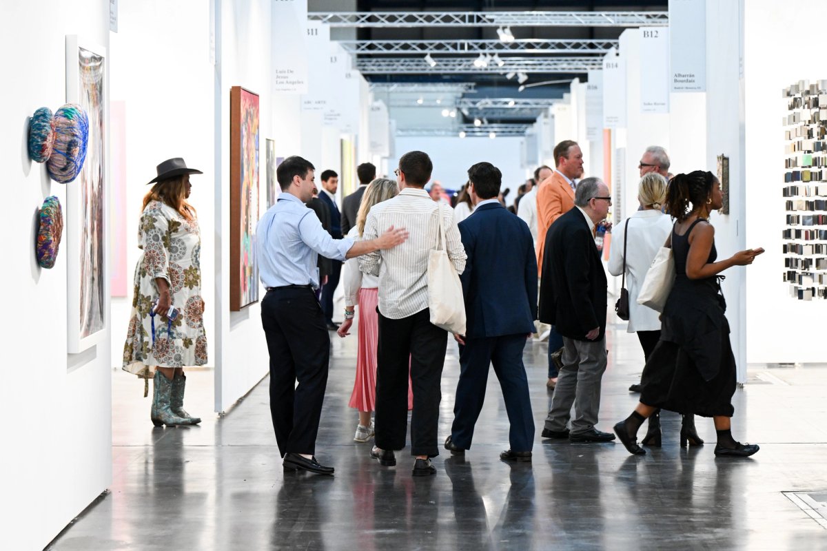A view of the Untitled Art, Houston fair on Thursday (1 October). Courtesy Untitled Art