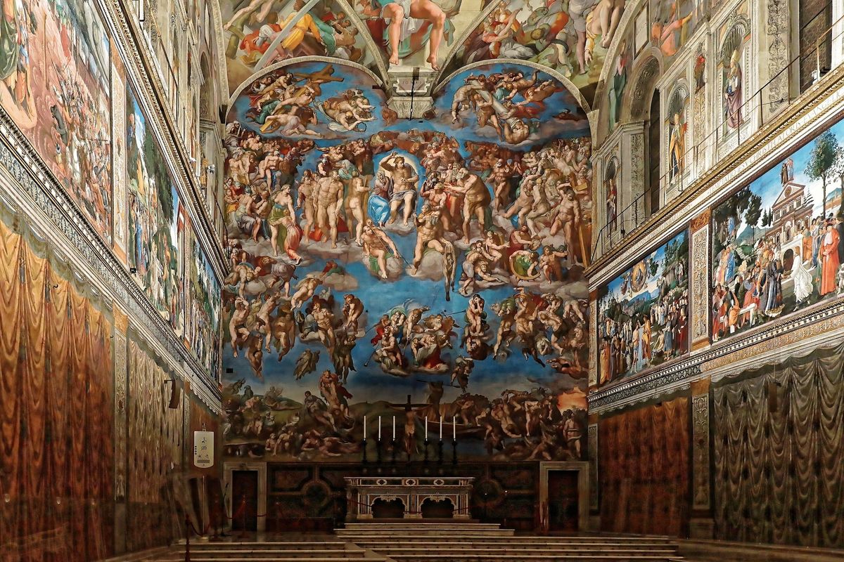 The Sistine Chapel will be closed to visitors as it hosts the conclave that will elect a new pope Photo: Burkhard Mücke, via Wikimedia Commons