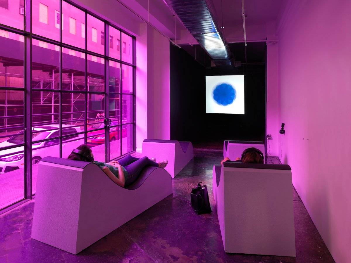 Installation view of Danilo Correale’s At Work’s End (2017) at Art In General, New York Photo: Dario Lasagni, © the artist and Art In General