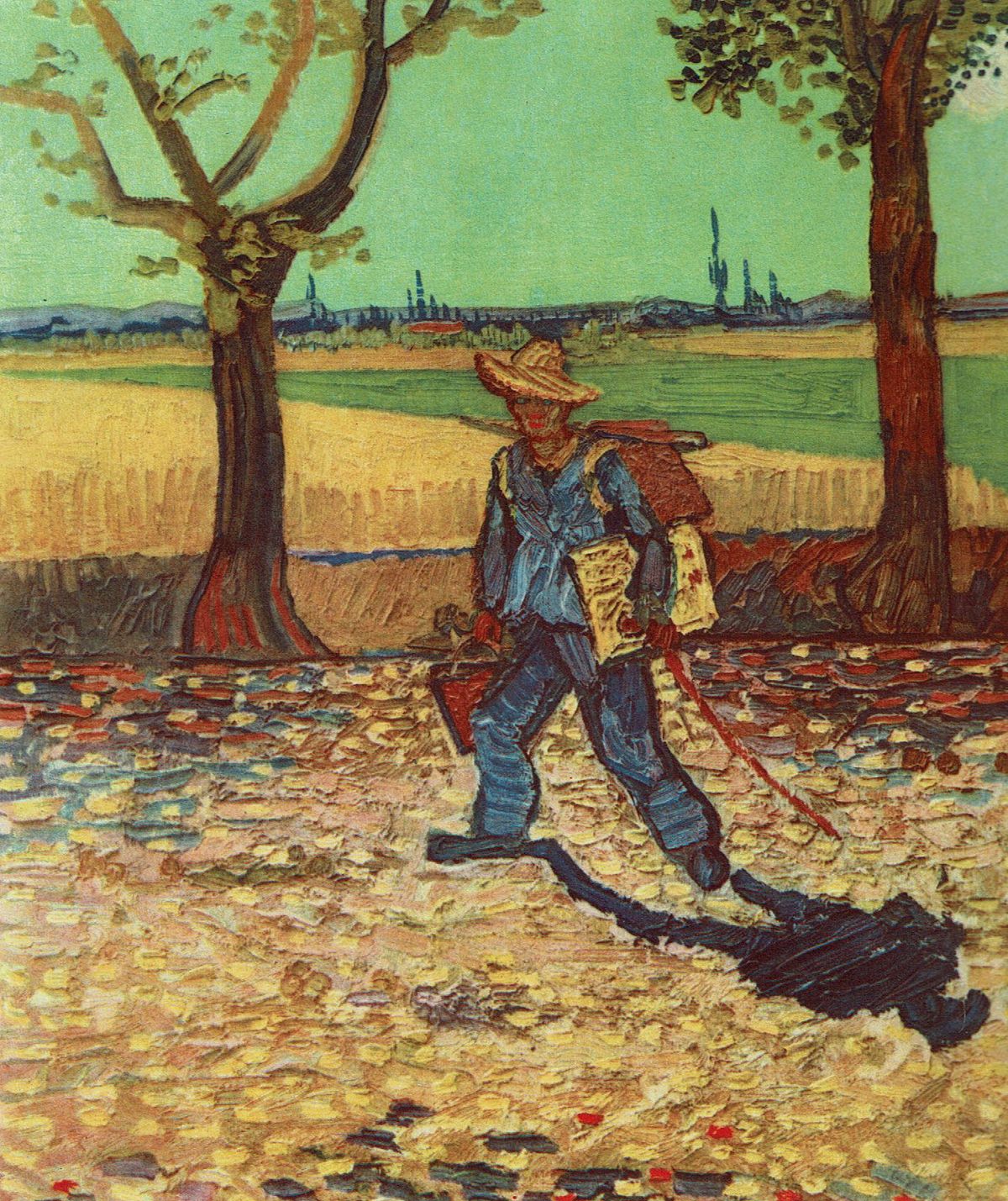 Vincent van Gogh’s The Artist on the Road to Tarascon (1888) 