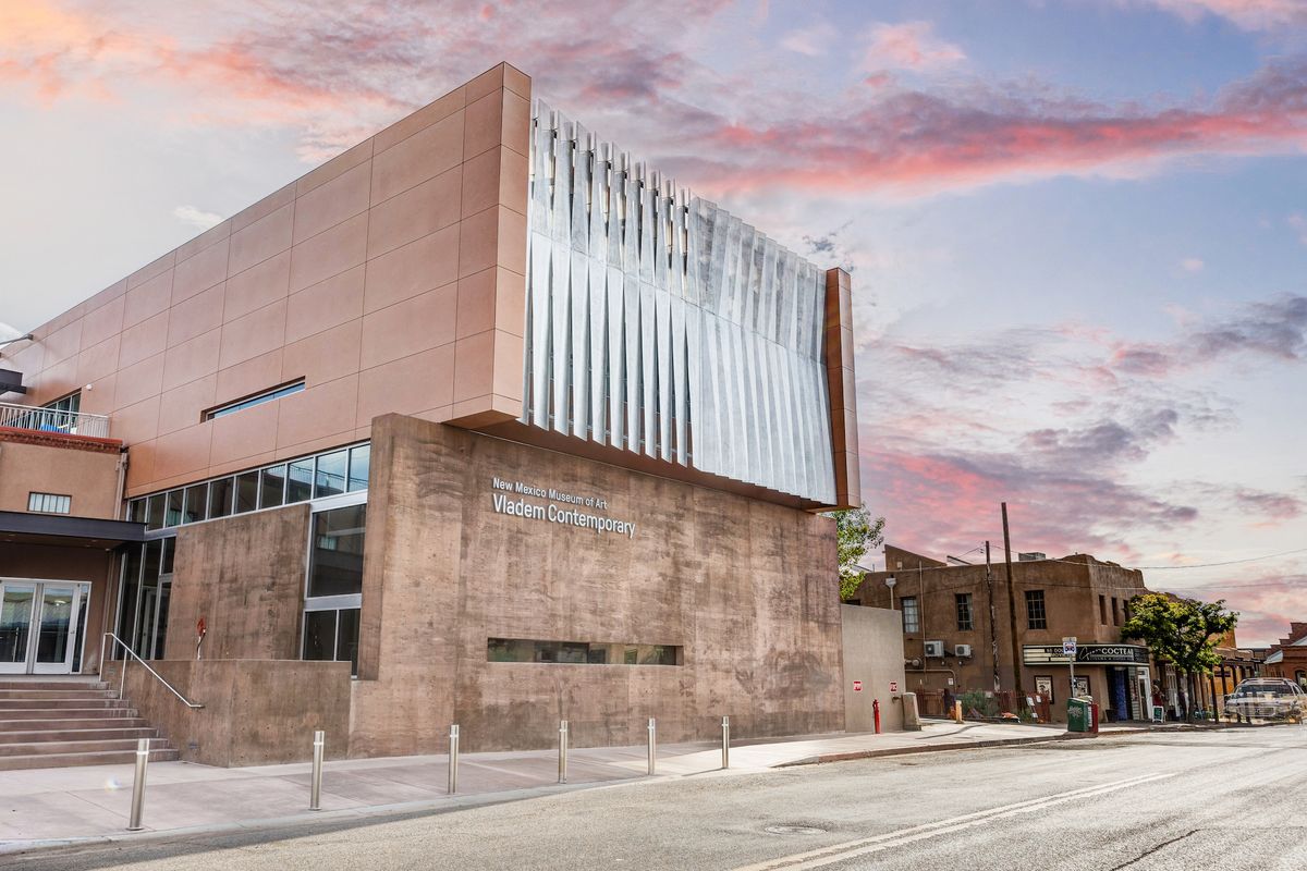 The exterior of Vladem Contemporary, the New Mexico Museum of Art's new contemporary art space Photo by Beau Sniderman