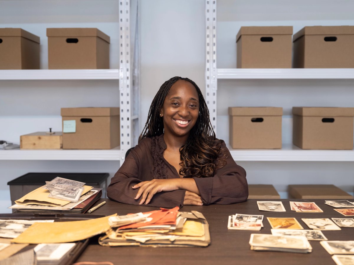 The Ghanaian-American artist Rita Mawuena Benissan began Si Hene as an Instagram-based archive project for graduate school Photo: © Nii Odzenma, courtesy of Si Hene