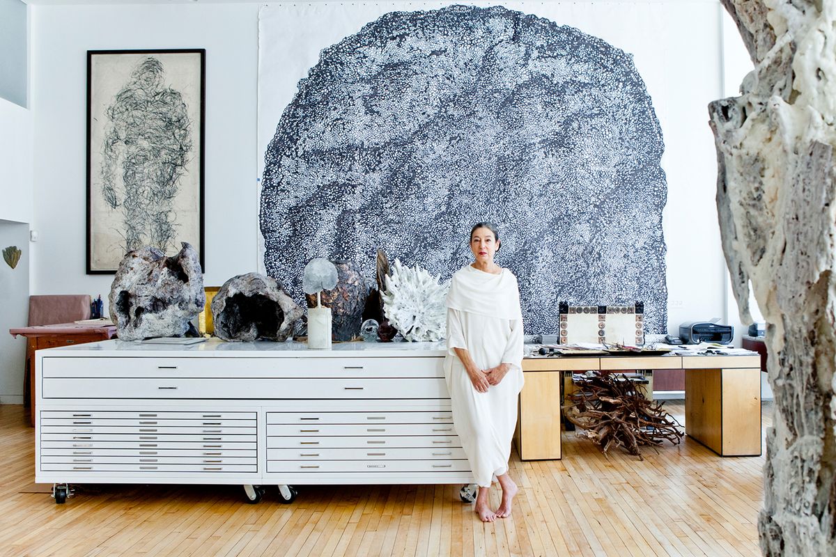 Michele Oka Doner in her New York studio Photo: Gerald Forster
