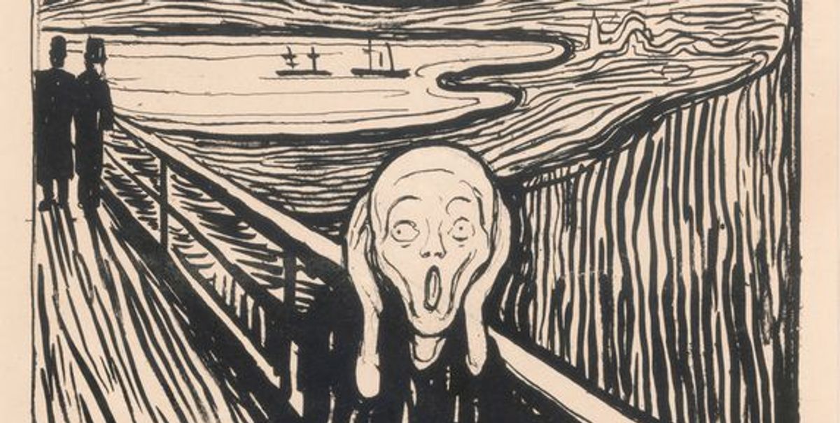 Edvard Munch, The Scream (1895) is in the show at the British Museum. Photo: Thomas Widerberg Edvard Munch, The Scream (1895) is in the show at the British Museum. Photo: Thomas Widerberg