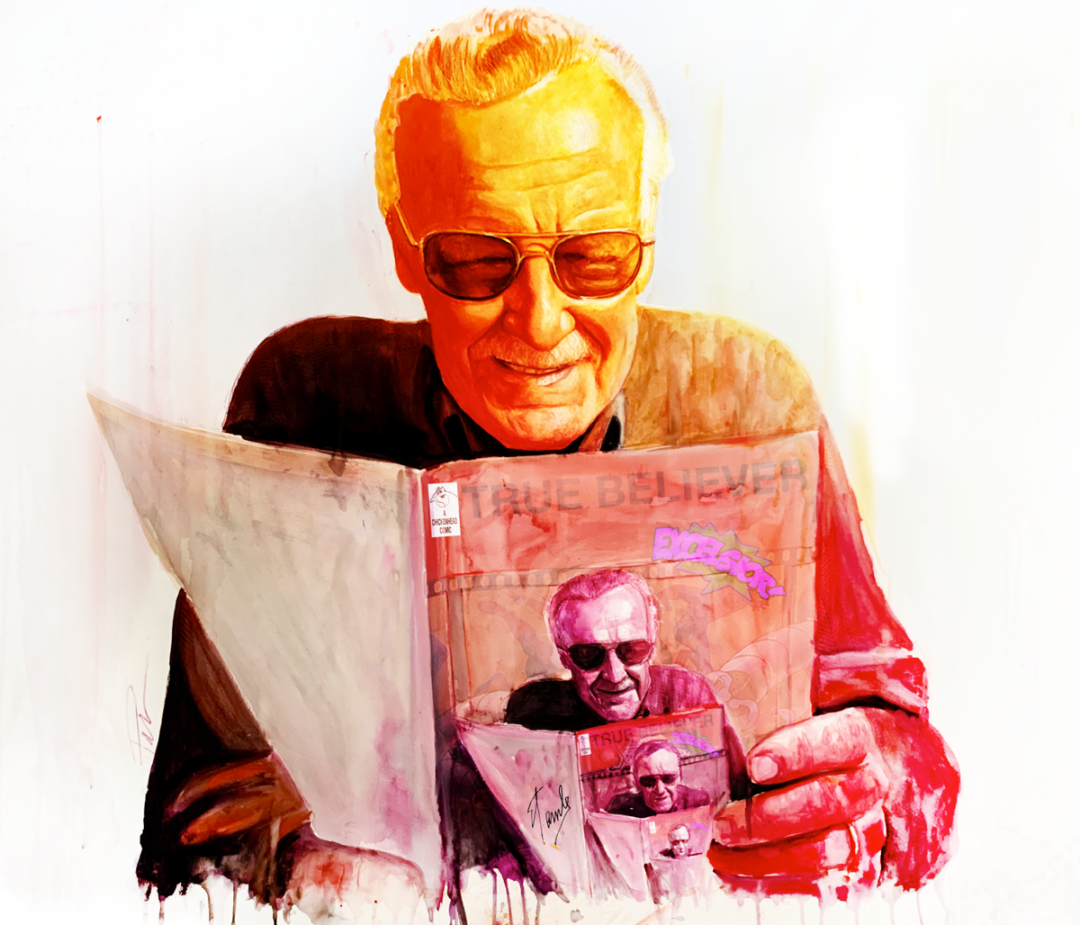 Rob Prior, Portrait No. 2, Stan Reads Stan.