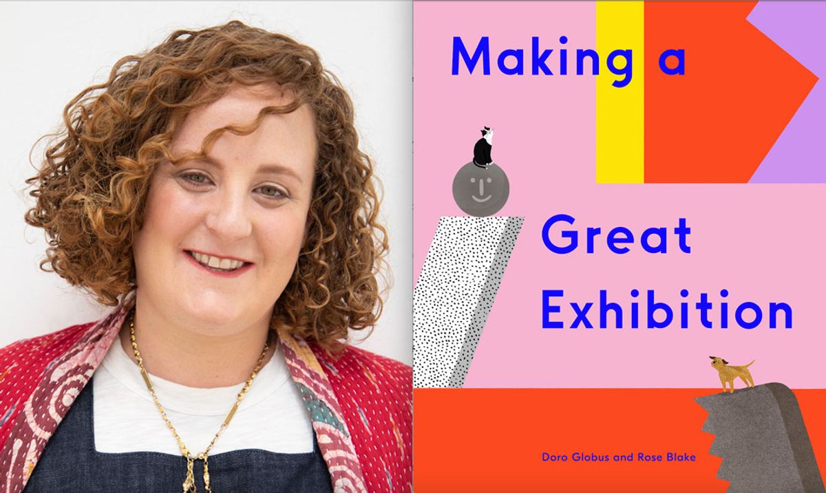 Doro Globus and the cover of Making a Great Exhibition (2021)

Courtesy David Zwirner Books