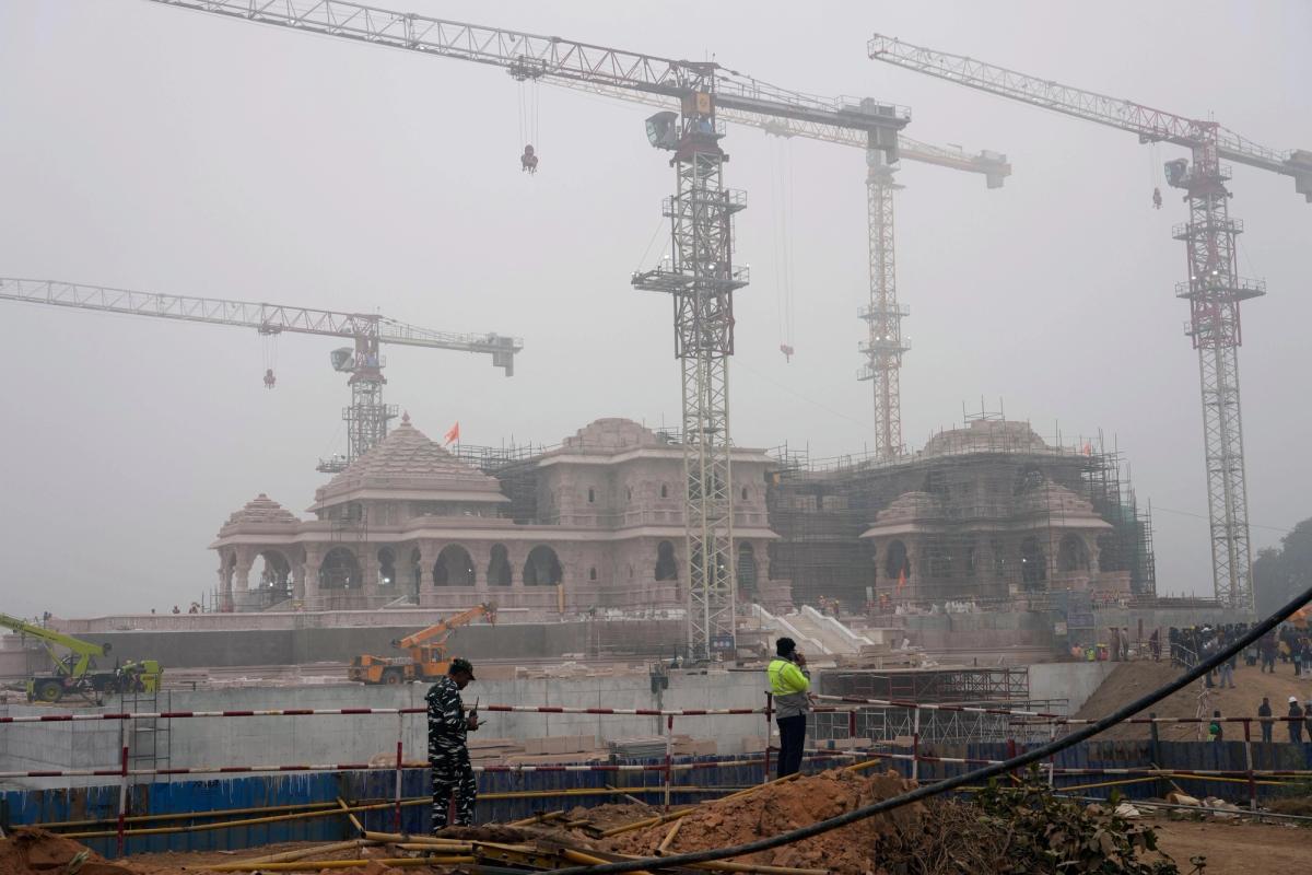 The Ram Mandir in Ayodhya will be consecrated on 22 January

© Alamy