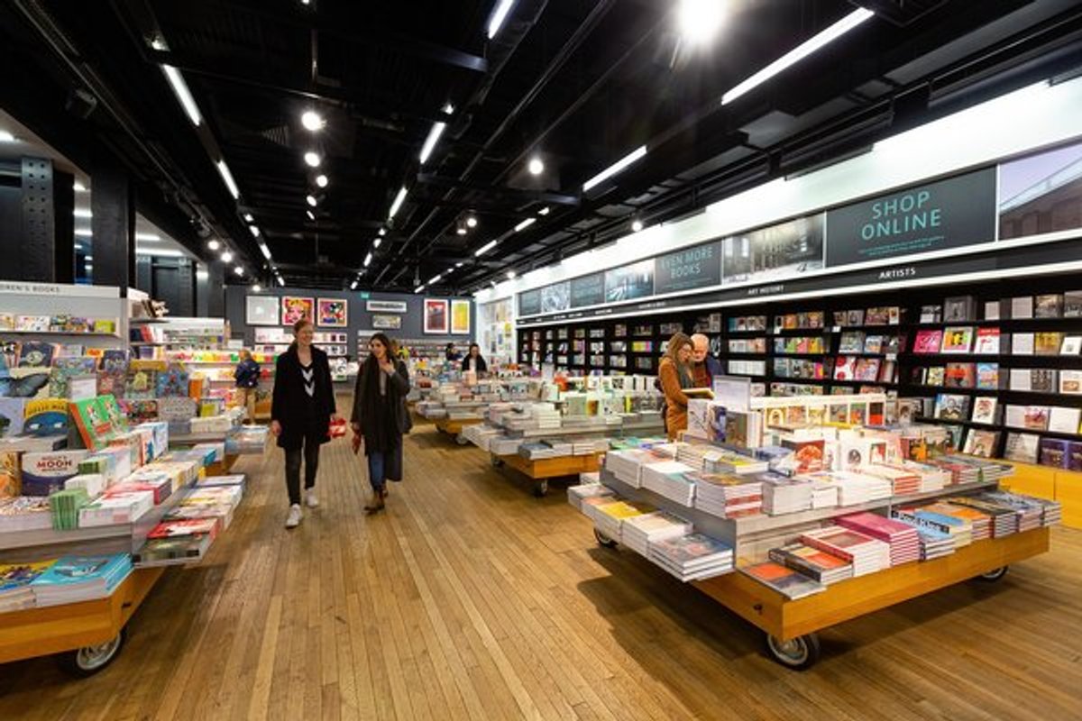 The Turbine Hall book shop at Tate Modern
