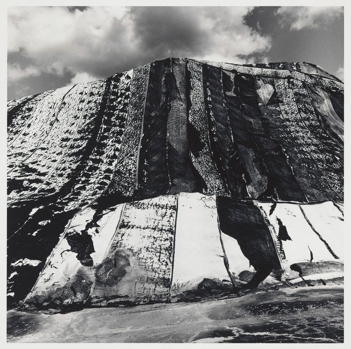 Rich texture and high contrast in Salt Pile (1971) by Al Fennar, who was influenced by Japanese post-war photography © Miya Fennar and The Albert R. Fennar Archive, and Virginia Museum of Fine Arts