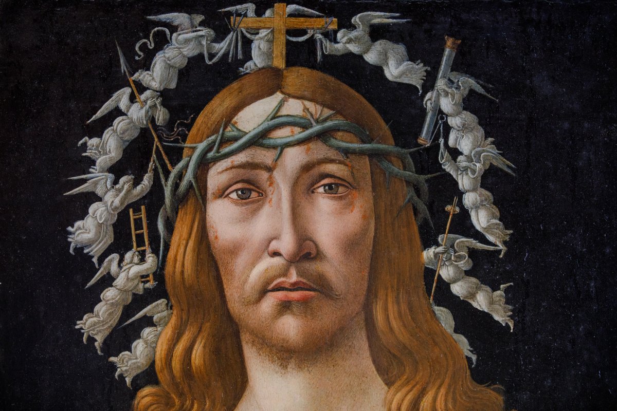 Botticelli's Man of Sorrows (detail)
Courtesy of Sotheby's