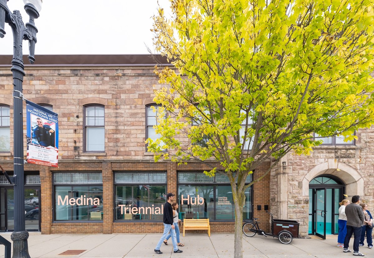 The Medina Triennial hub is housed in a historic building that used to be a hotel Photo: Dawson Andrews