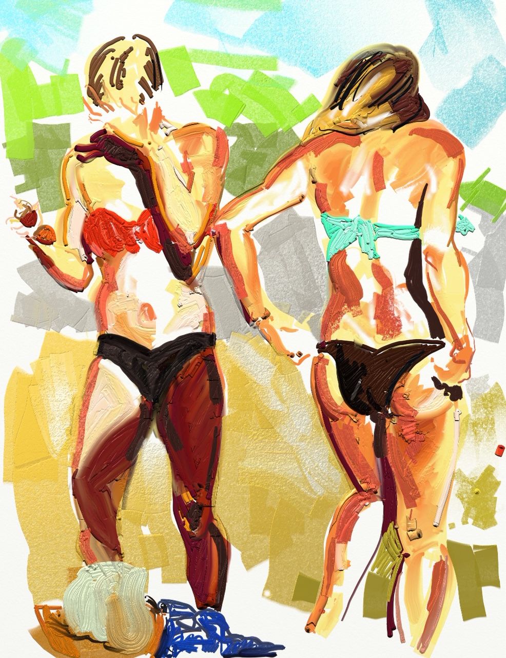 Eric Fischl, Mix and Match (2020) Courtesy of the New York Academy of Art