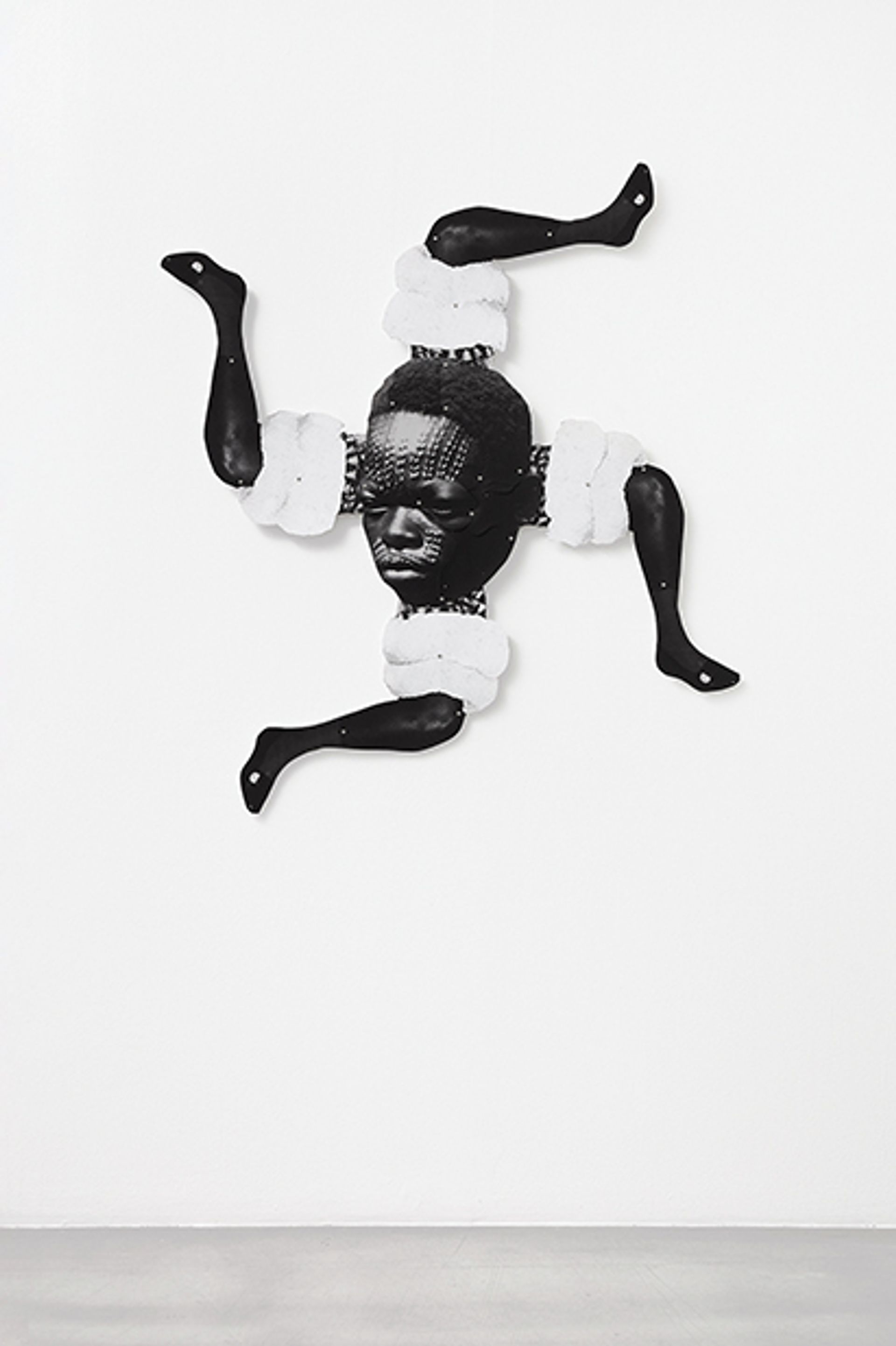 Frida Orupabo’s collages, like Untitled (2018), prompt double-takes, Rugoff says. © Carl Henrik Tillberg