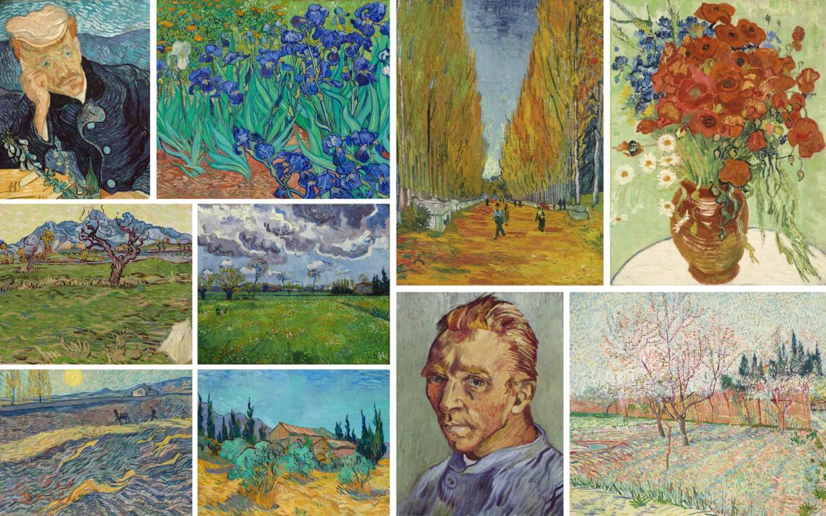 The ten most expensive paintings by Vincent van Gogh that have been sold at auction