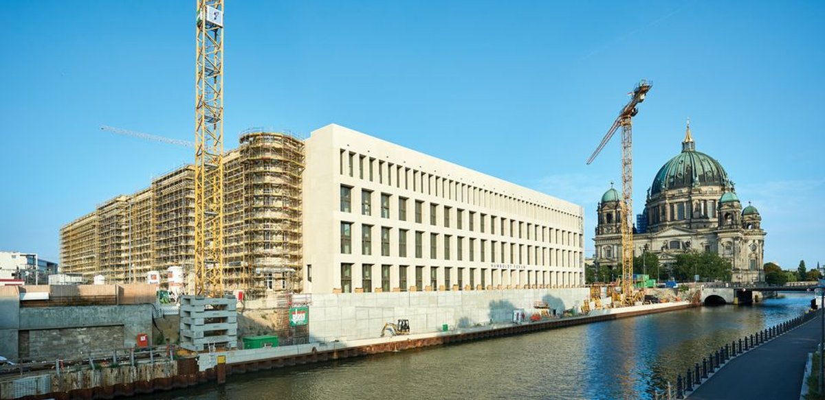 The Humboldt Forum under construction © SHF/Stephan Falk