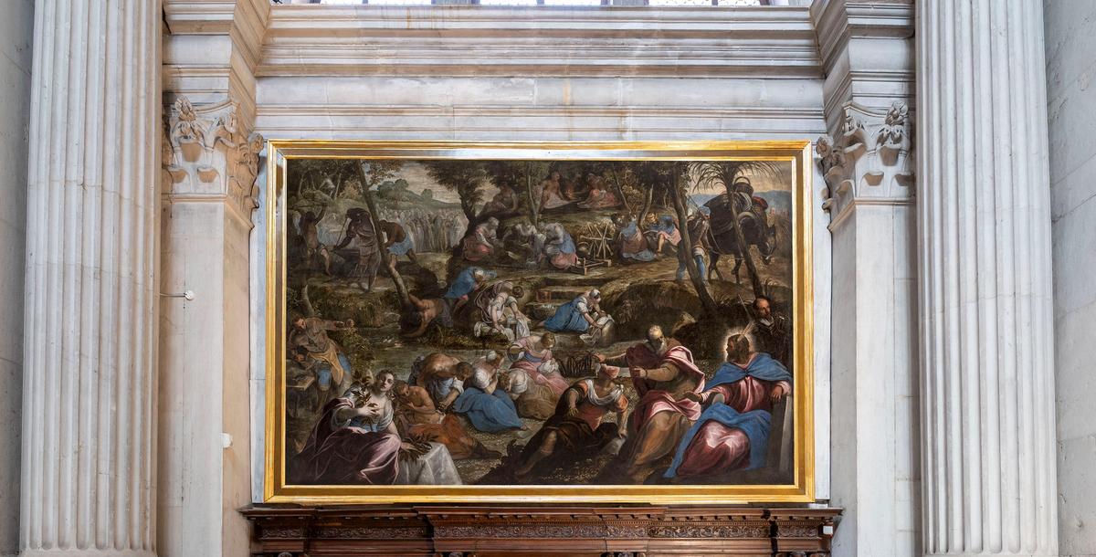 “Fresher than ever”: Tintoretto’s The Israelites in the Desert (around 1591-92) in Venice’s Basilica di San Giorgio Maggiore Matteo de Fina Venezia