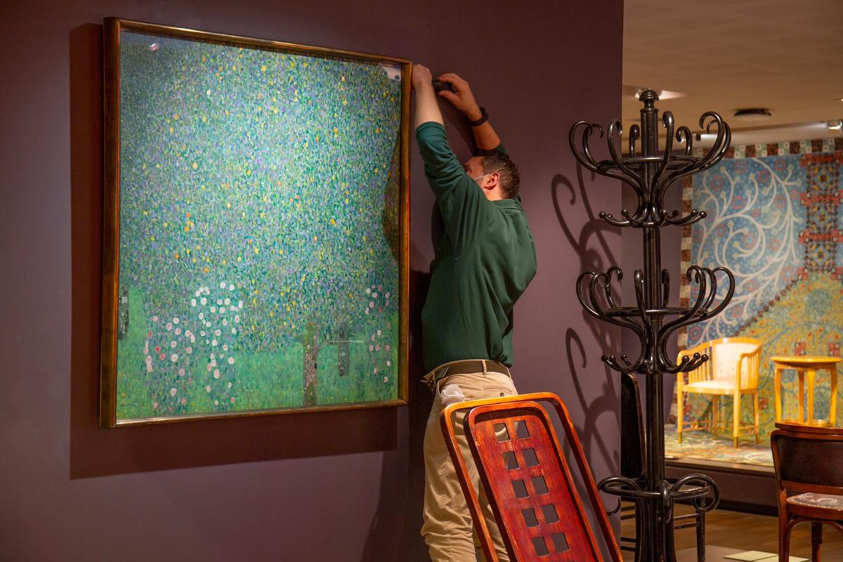 The Musée d'Orsay began the process to restitute Gustav Klimt's Roses Under the Trees (around 1905) last year © Patrice Schmidt