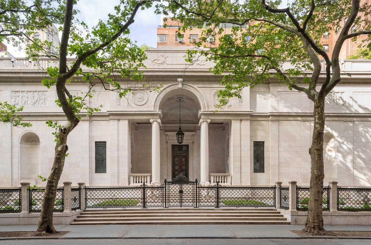 J. Pierpont Morgan’s Library, view from 36th Street. Courtesy of the Morgan Library & Museum, New York. © Brett Beyer, 2022.