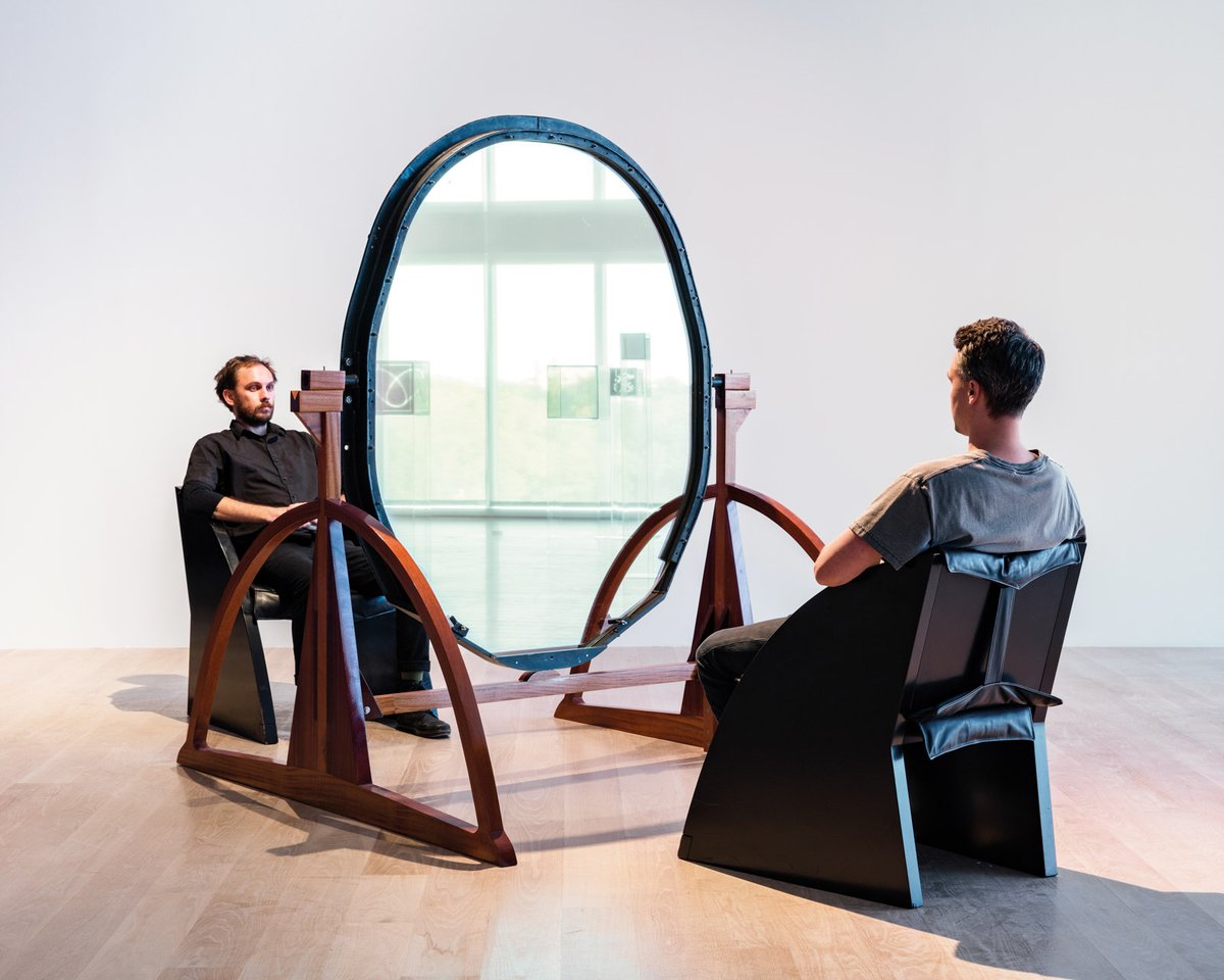 Installation view of Larry Bell: Time Machines at the Institute of Contemporary Art, Miami Photo: Fredrik Nilsen Studio