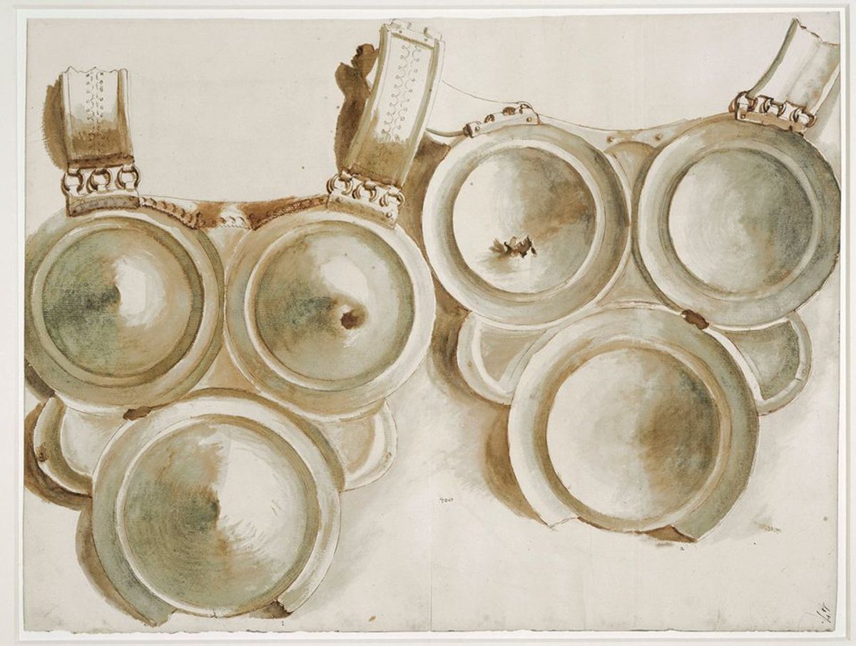 Nicolas Poussin, Roman breastplate armour Royal Collection Trust / Her Majesty Queen Elizabeth II, 2019