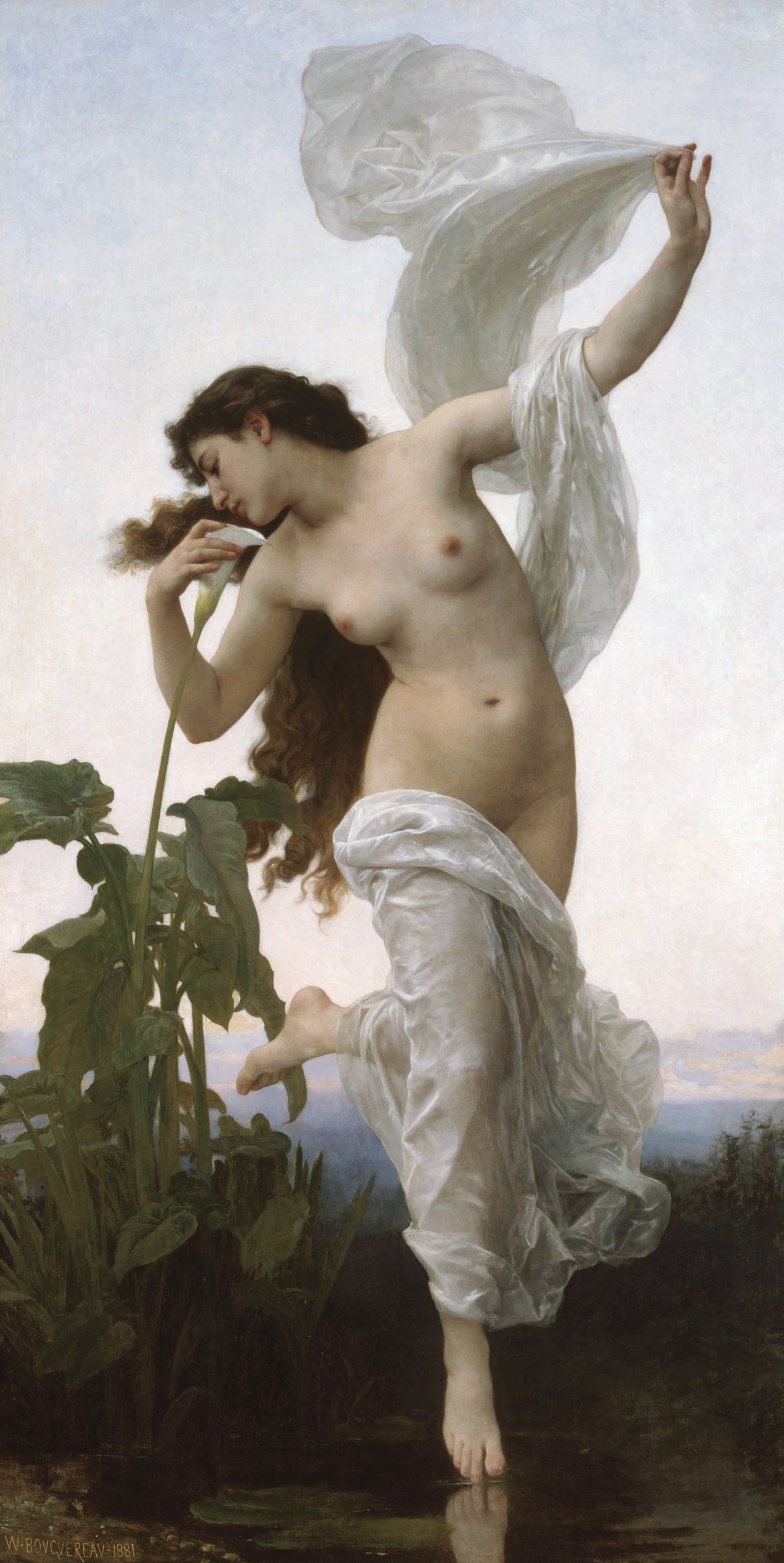 William-Adolphe Bougeureau, Dawn (1881) Courtesy of the Birmingham Museum of Art
