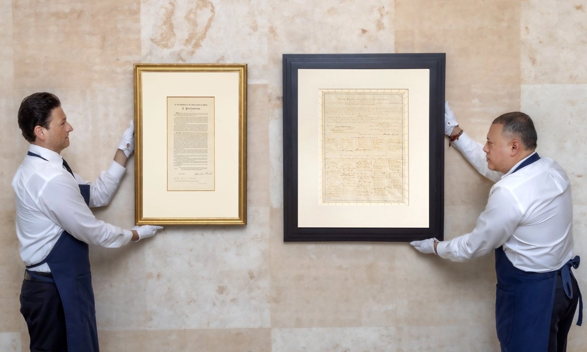 Collector Ken Griffin spends $18.1m on historic US documents signed by Abraham Lincoln
