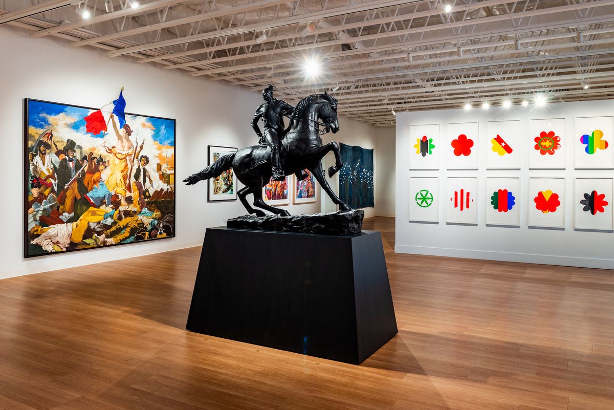 Installation view of We Are the Revolution (2023) at the Jordan Schnitzer Family Foundation, Portland, Oregon Photo: Deann Orr, courtesy the Jordan Schnitzer Family Foundation